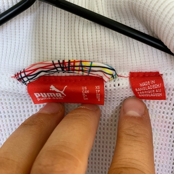 Puma Multi Color Stripe Arm Zip Off Jacket - Picture 2 of 10